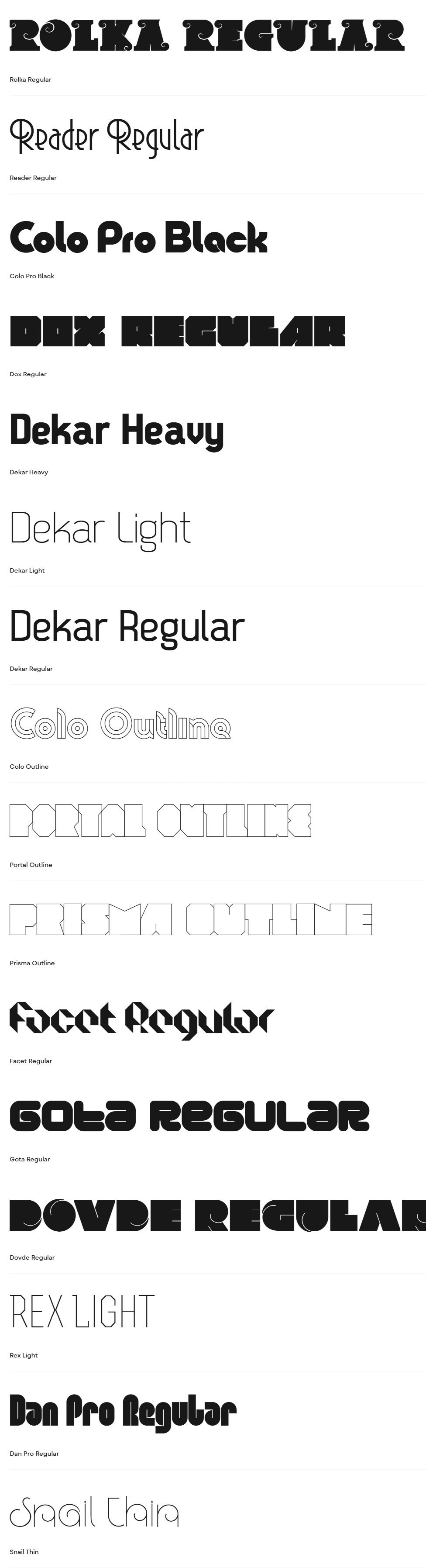 FontFabric字库完整版
